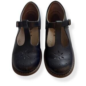 Footnotes navy Sherry Mary Jane t-strap shoes